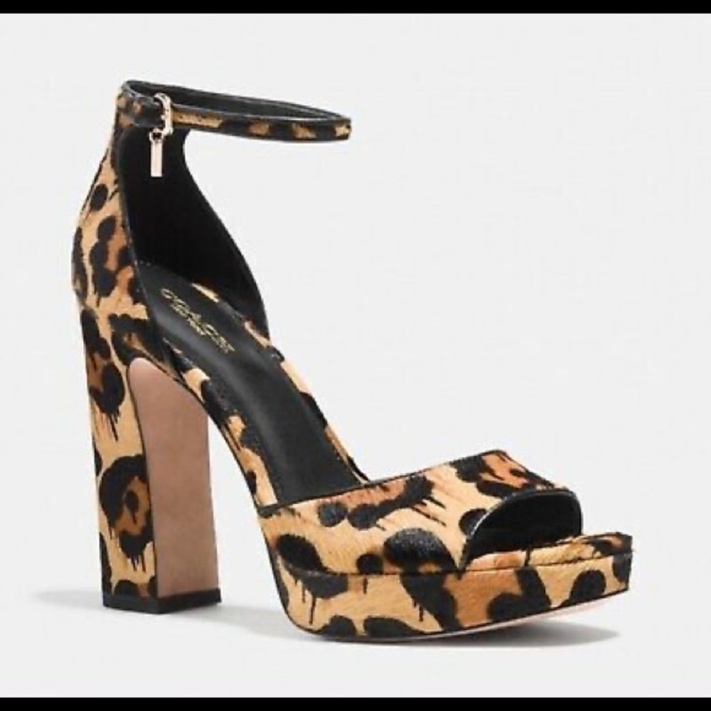 🔥Leopard Print Coach Sandals🔥